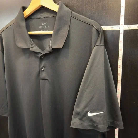 Nike Men's Black Golf Polo Shirt - Picture 3 of 6